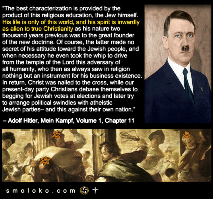 HITLER ACCEPTED TRUE CHRISTIANITY!!!
